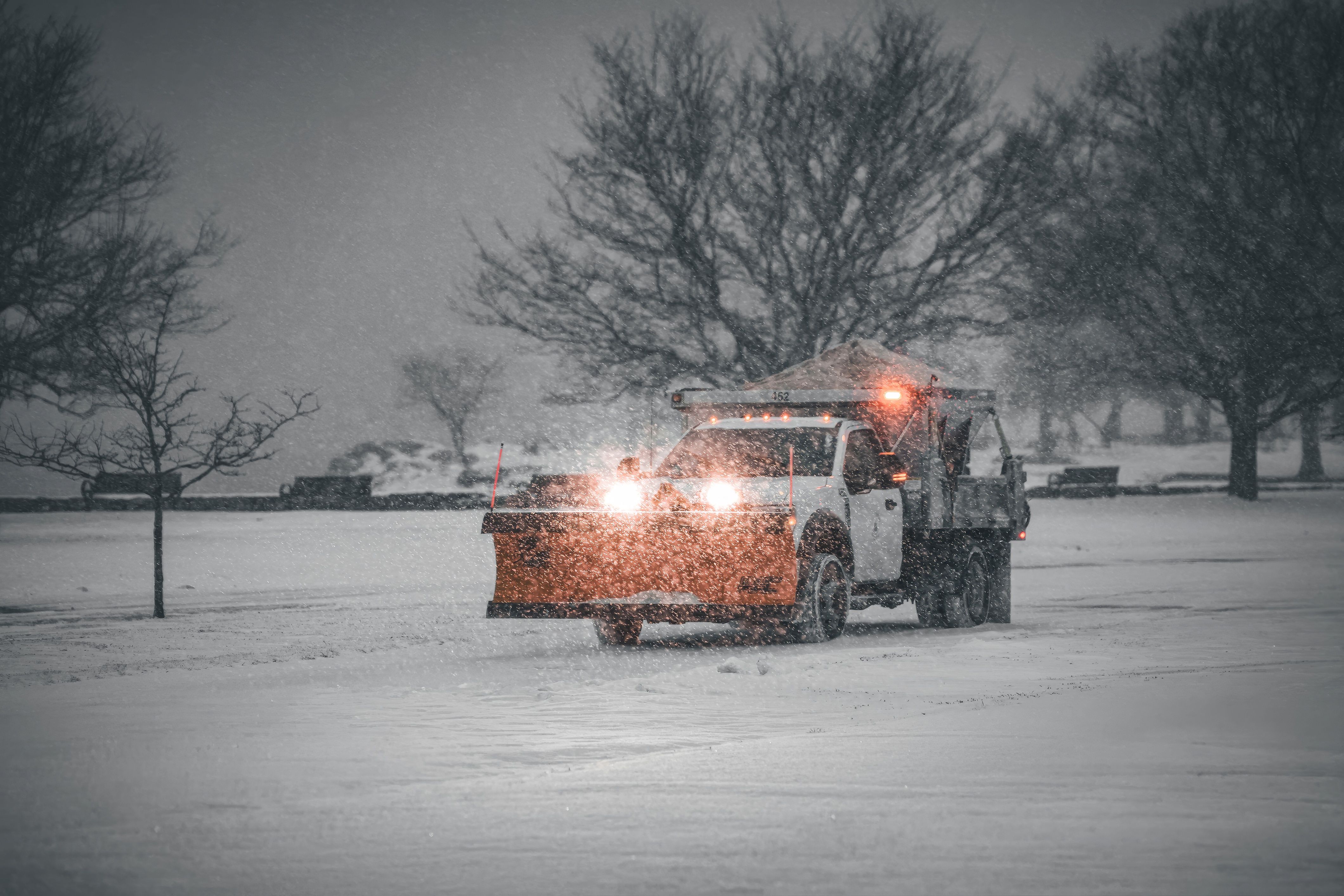 Snow Plowing Green Bay